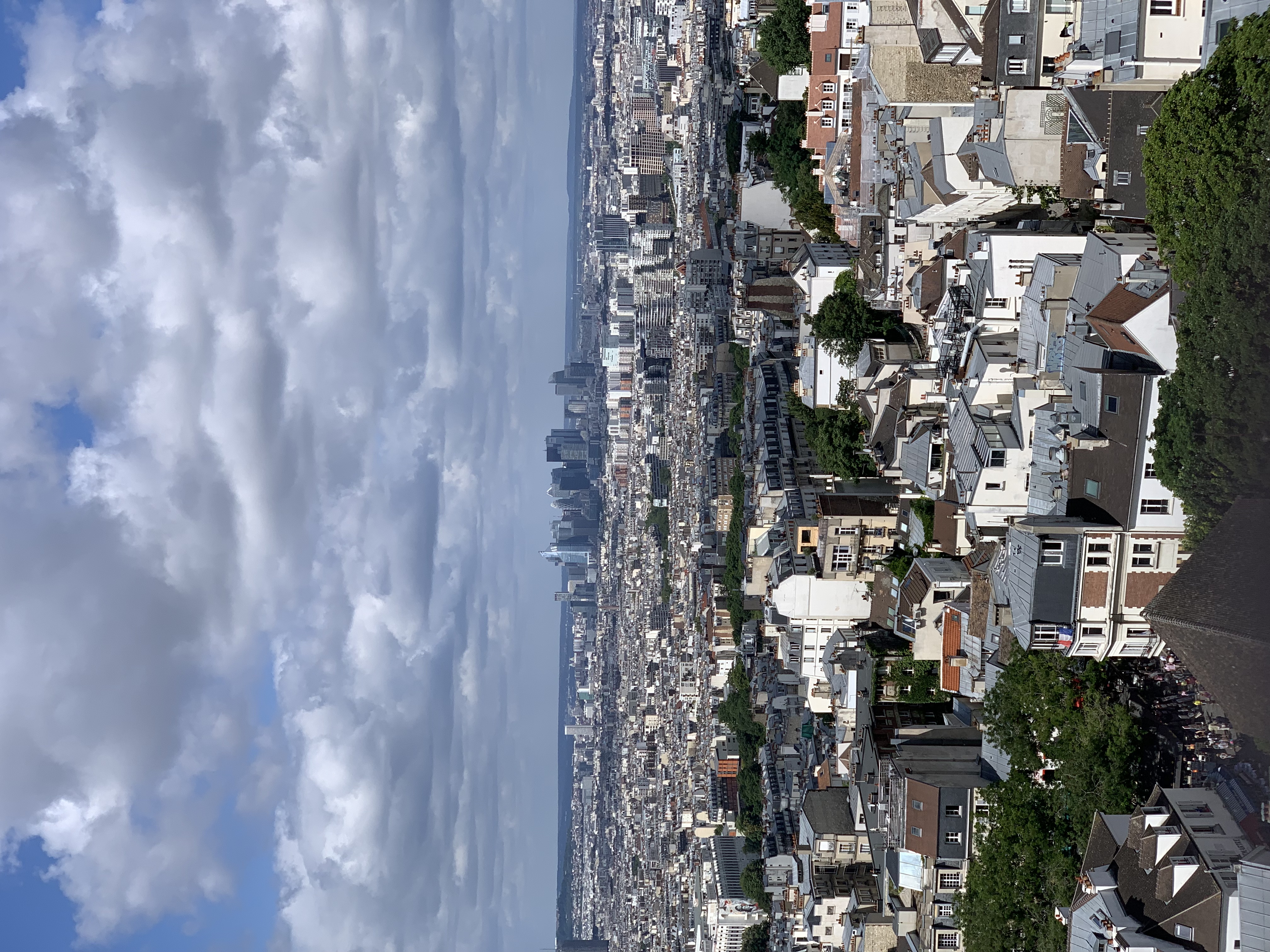 Vue panoramique depuis Montmartre